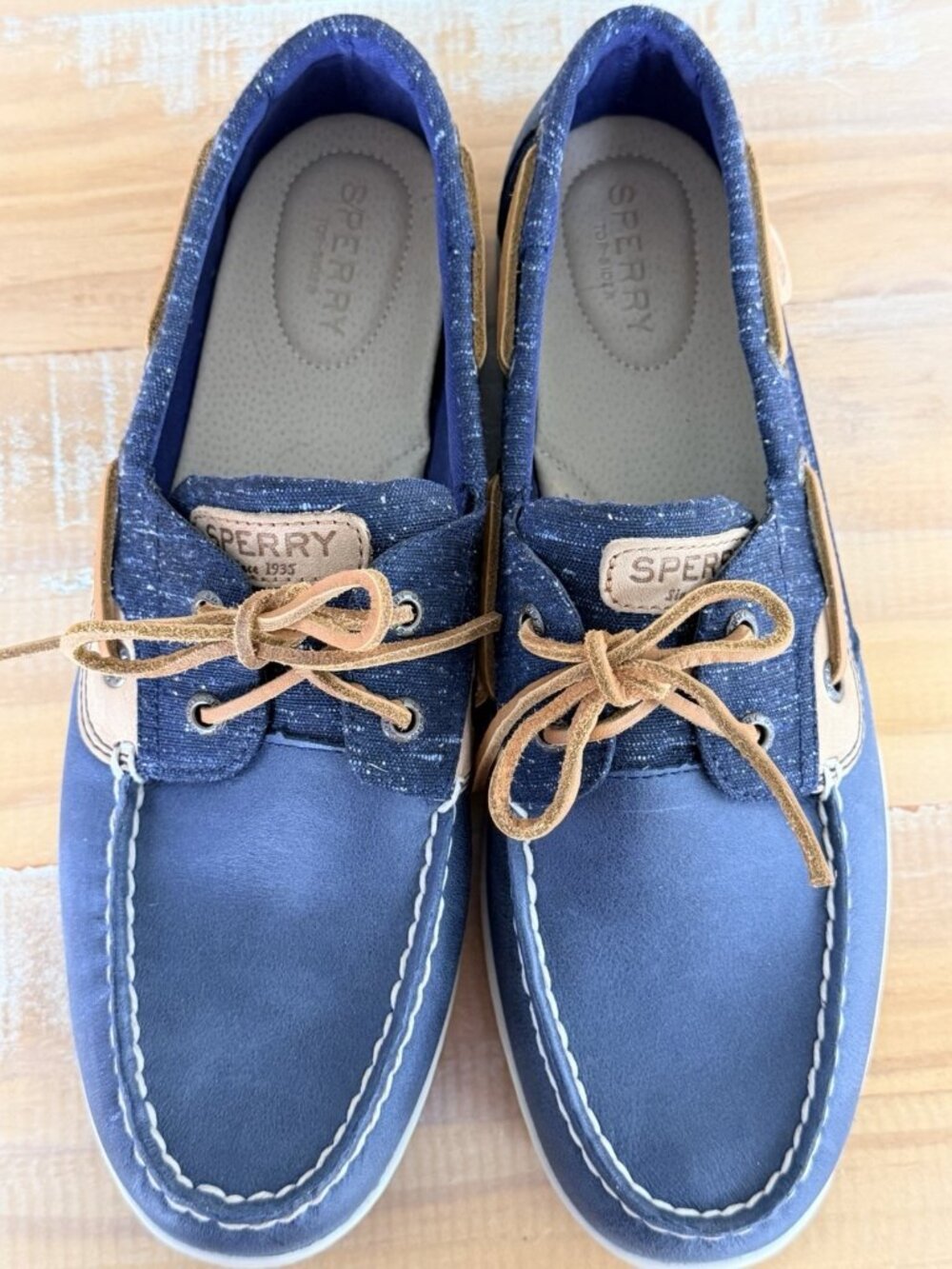 Sperry Topsider Women's 11R 'Rosefish' Boat Shoe Blue - Picture 6 of 10